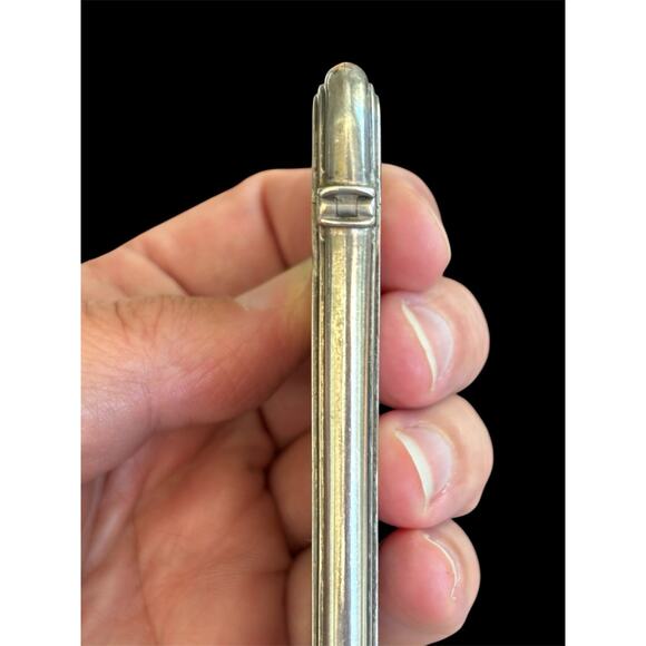 Sterling Silver Edwardian Engraved Cigarette Card Hinged Case 32.7g 925 - Picture 8 of 12